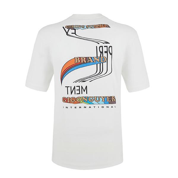100% de algodão de pescoço simples camiseta anti-rugas + tamanho personalizado