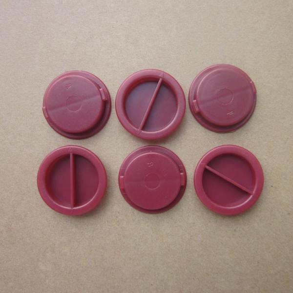 Green material ABS or HIPS lid for piggy bank , money bank , diameter 3.5 cm