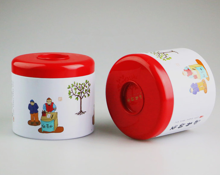 D100mm Tea Tin Round Containers Tea Storage Containers Tea Containers For Loose Tea