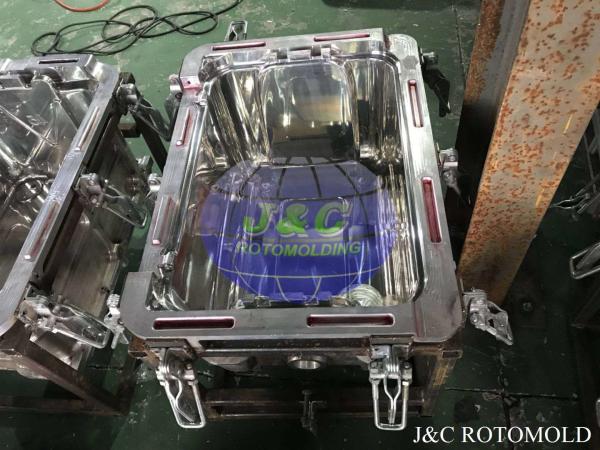 Metal Frames With Clamps For Aluminum Rotomolding Block Making Cooler Molds