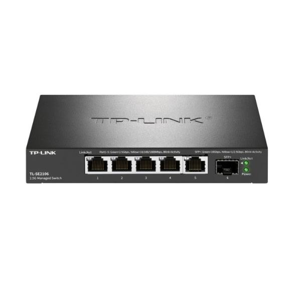 10 Gigabits Enclosure Box PC Device 2.5G Cloud Management Switch TL-SE2106 with 5 Ports