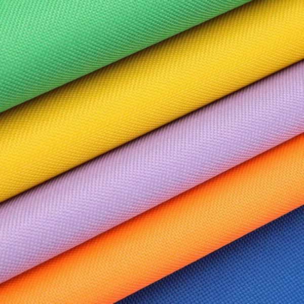 Antimicrobial Polyester Oxford Fabric 600D With PU Coating For Tent / bags