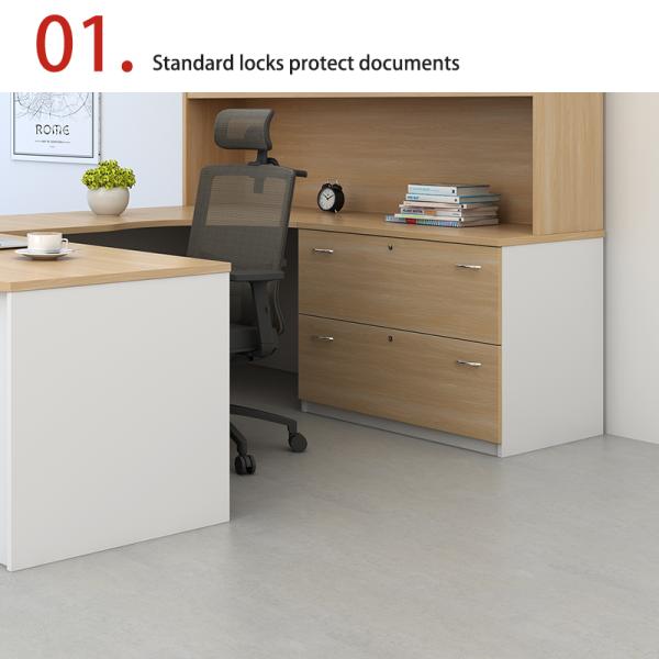 Company Storage Cabinet, Office Furniture, Two-layer Handle with Lock, File Cabinet Can Be Customized in Size
