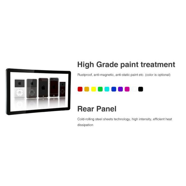 All In One 21.5 Inch Touch Screen LCD Monitor 300nits Brightness With VGA HDMI Ports