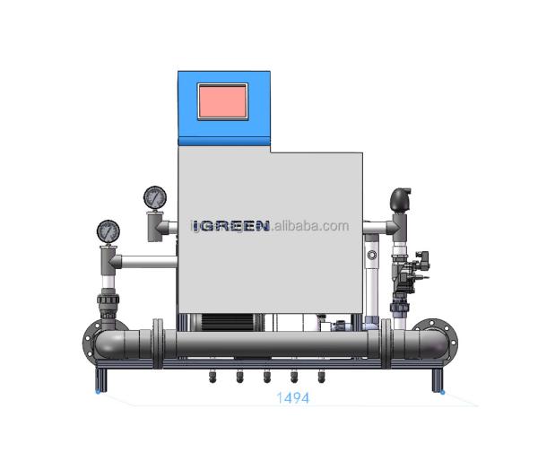 10 Inches Screen Automatic Fertigation Machine High Precision For Water Soluble Fertilizer