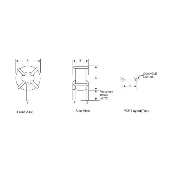 Toroidal Choke Coil Minimizes Magnetic Leakage Toroidal Transformer Firm Structure