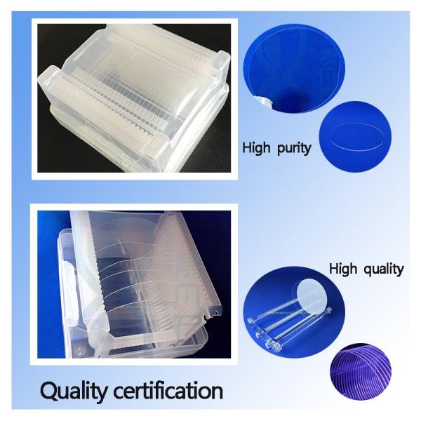 Custom Clear High Temperature Resistance Glass Plates JGS1 Fused Silica Quartz Glass Disc