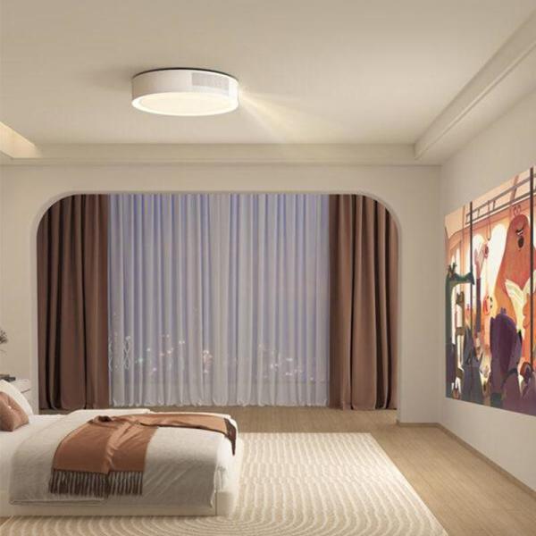 Smart Laser Projector with 3000LX Lighting Brightness, Voice Control, and Digital Karaoke System