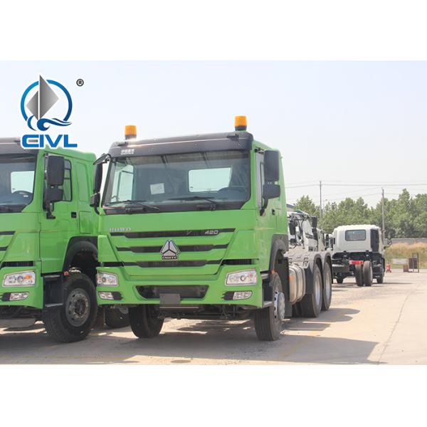 2017 NEW HOWO7 6X4 Tractor Head Tow Trucks with 10tires 371HP and Air pod 90# kingpin