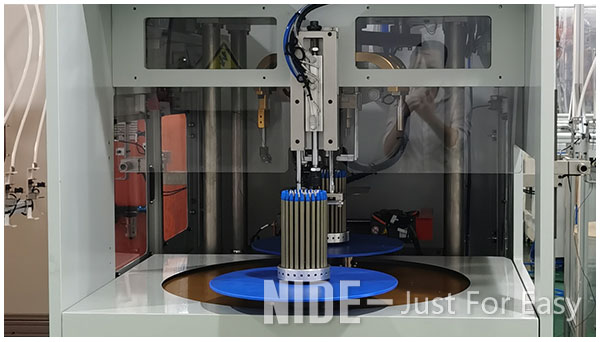 Two Station Automatic Stator Coil Winding Machine On Stator Production Assembly Line
