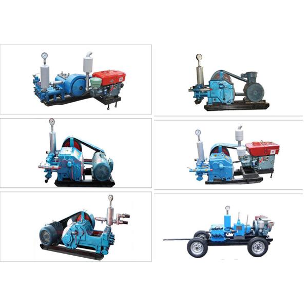 200m Depth 14kw Diesel Engine Mud Pump For Water Well Drilling 480kg Weight