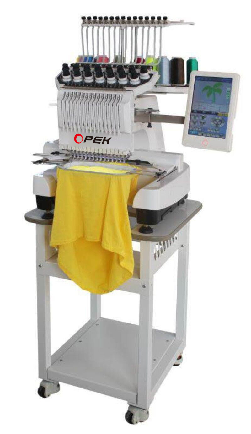 4 Head 3 2 Single Head Computerized Embroidery Machine with Worktable Size 210*110cm