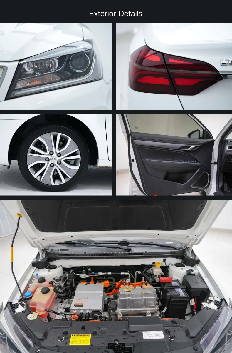 Original Factory Parts Official Refurbished for Emgrand EV450 4-door 5-seater New Energy Sedan 301-400km Range 100-150kW Motor