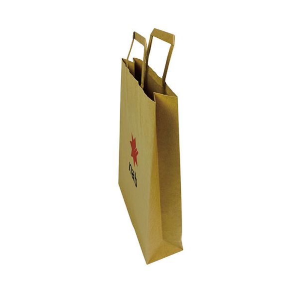 Customization Kraft Paper Gift Bag Environmental Protection for brand communication
