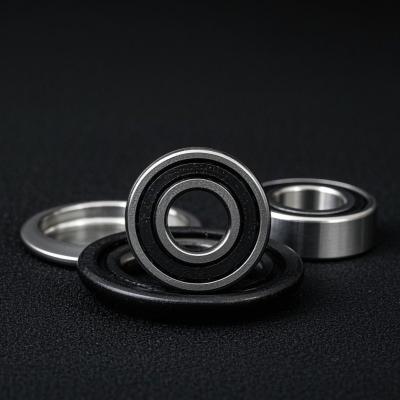 Grooved Roller Bearing 6001 2RS High Speed Power Tool Ball Bearing 12x28x8