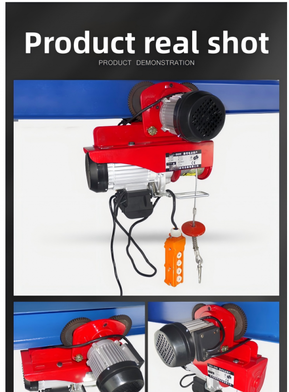 Electric Chain Hoist with 0.5 Ton Load Capacity and 220V Voltage for Gantry Crane Lifting Machine
