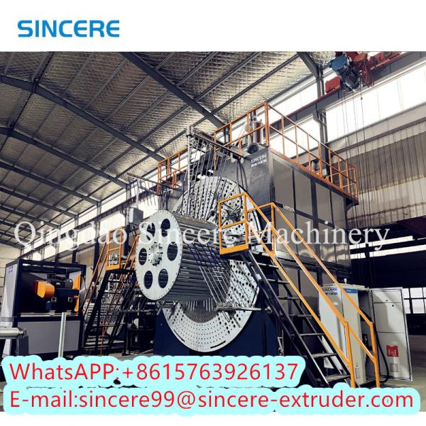 HDPE PP Spiral Pipe Extrusion Line 200-600 800-2400 1200-4200mm