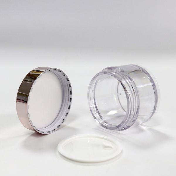 ABS Face Cream PET Plastic Jar With Plastic Lid 2Oz  4Oz 8Oz