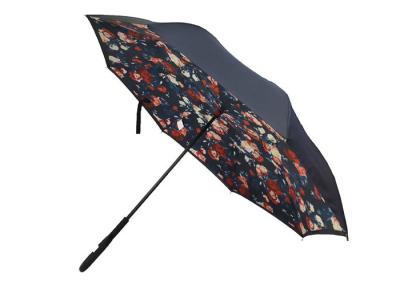 New inverted Umbrella flower design Windproof Reverse manual Open, 0.45g weight, C handle