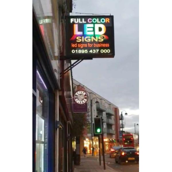 На открытом воздухе знаки СИД цифров 30m, СИД 64x64cm рекламируя дисплей