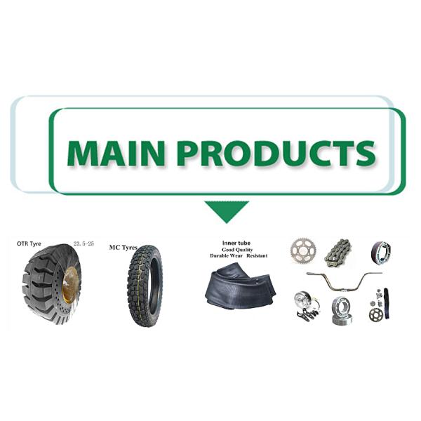20 Days Delivery Time Motorcycle Inner Tube with Nature Rubber or Butyle Rubber