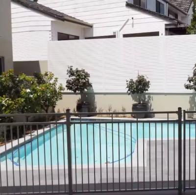 Defender Industrial Aluminium Pool Fencing Durable and Long lasting with Black Aluminum Fence Rail