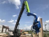 Courrier de For Concrete Steel de conducteur de Vibratory Hammer Pile d'excavatrice
