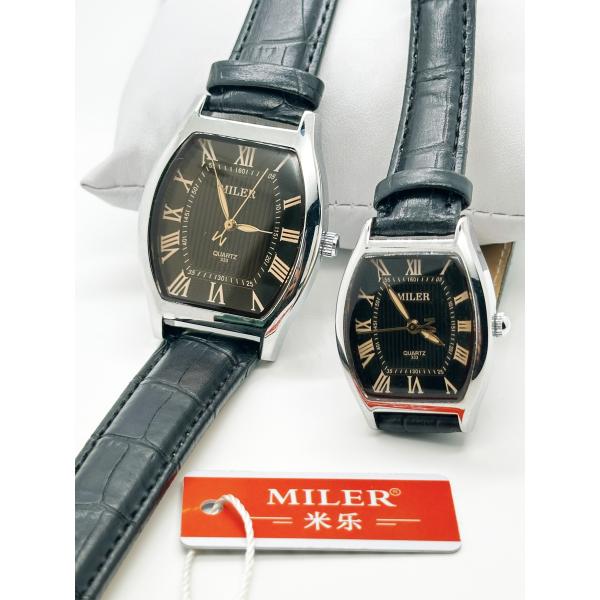 Нержавеющая сталь Овальный циферблат Светящийся пара наручные часы 30м водостойкие