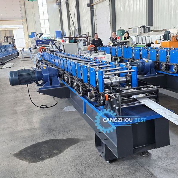 Steel Profile Galvanized Flying Cutting Laser Welding Round Pipe Making Roll Forming Machine
