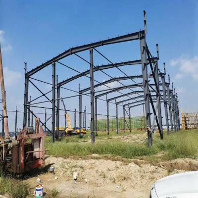 Industrial Low Carbon Steel Structure Hangar Factory Prefabricated Building Construction