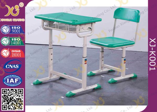 Durable Kid’s School Desk And Chair PE Seat And Back Comfortable