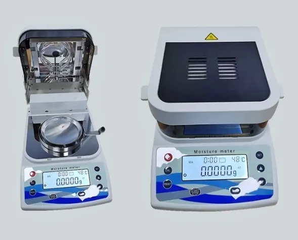 UP-5016 High-efficiency Halogen Lamp Moisture Analyzer with 5-inch LCD Screen and 0.001g Readability for Lab Testing