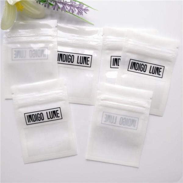 Small Plastic Flat Zipper Pouch for Jewelry Earrings Bracelet packing
