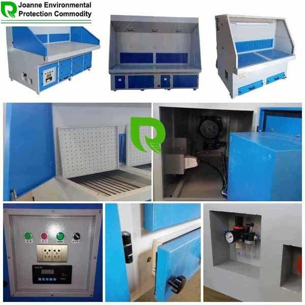 Industrial Metal Grinding Downdraft Table 300kg Capacity