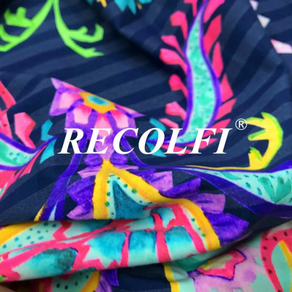 Ultra Chlorine Resistant Yoga Wear Fabric Material 79% Repeve 21% Spandex
