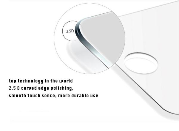 iPhone tempered glass screen protector 0.33 mm 9H 2.5D round edge high transparency