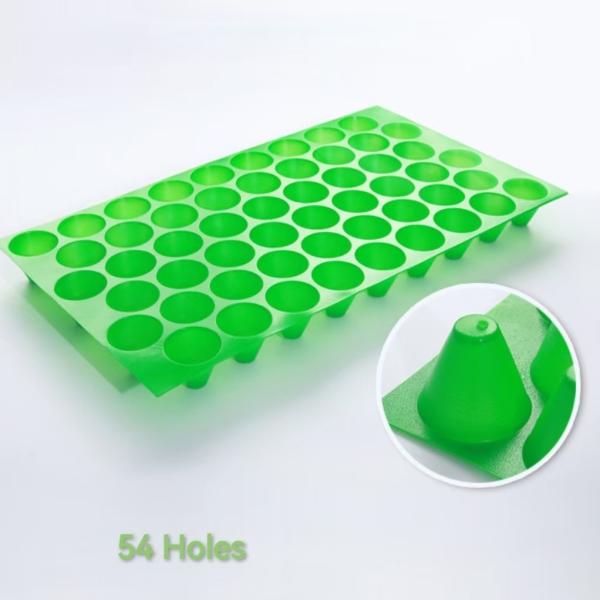 60 Cells Pp Vegetalble Plastic Seed Starting Trays Cold Resistant Portable