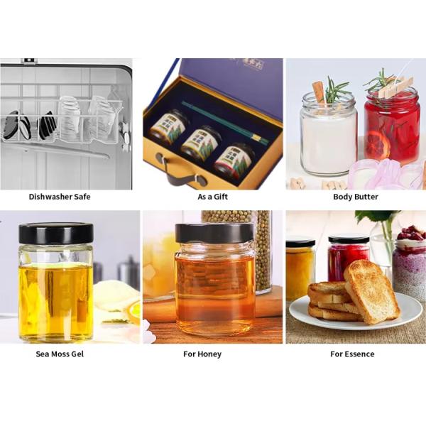 Стеклянный герметичный хранилище банка Прозрачная кухня подходящая стеклянная банка для подкормки пищи