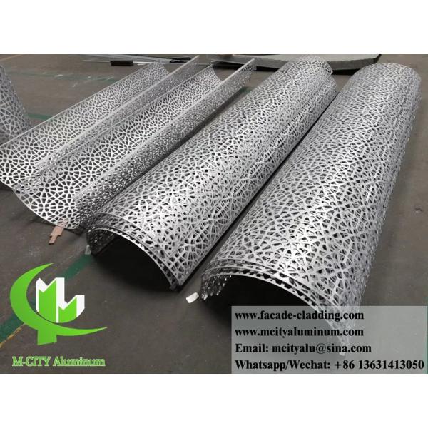 Площади из твердого металла, алюминиевая облицовка, декорации для колонн круглой формы с лазерным резкой