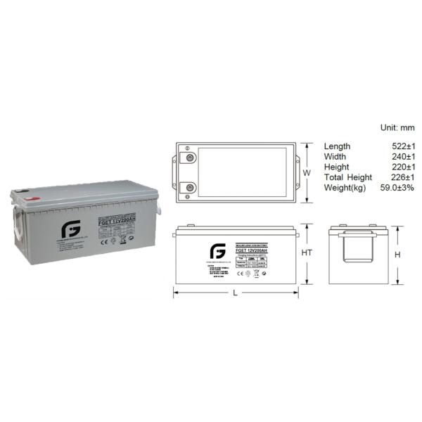 Перезаряжаемые 2218 батареи геля цикла 12v длинной жизни системы хранения солнечной батареи цен глубокой дешевых