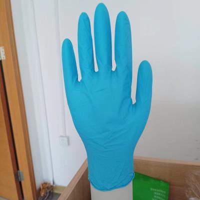 S M L luvas médicas descartáveis AQL1.5 AQL2.5 do nitrilo do XL