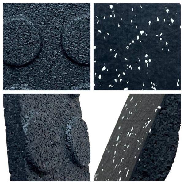 Durable Gym Rubber Matting for Heavy Equipment Free Weights and Functional Training Activities