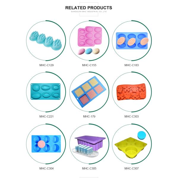 Мыло изготовленной на заказ картины многоразовое отливает прессформу в форму Handmade квадрата силикона печь