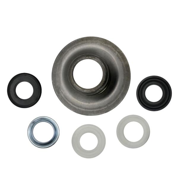 127mm Iron Bearing Housing For Conveyor Roller Handling Equipment Parts End Cap Metal