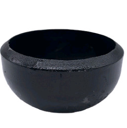 Q235 Black Carbon Steel Pipe Cap Seamless Mild Steel End Caps 2.0-25.0mm
