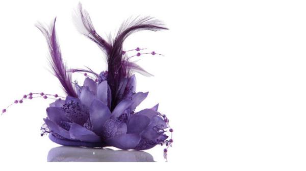 Bridal headdress feather flower wrist corsage pearl wedding dance party clothes accessorie