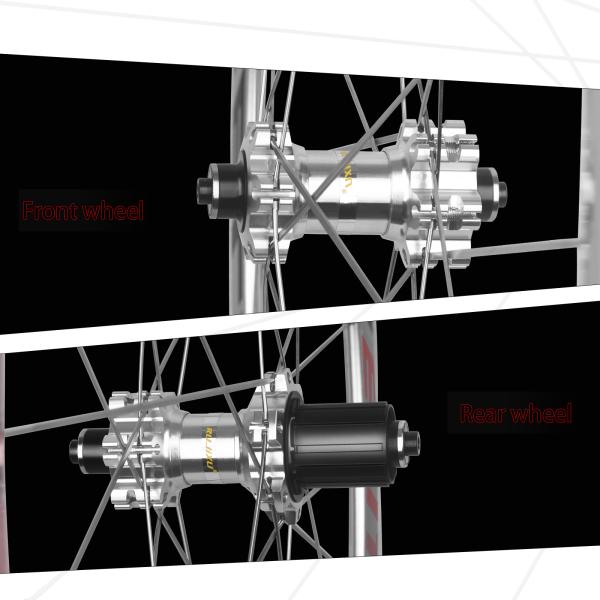 700C 30mm de aleación de bicicleta de carretera conjunto de ruedas con V sistema de freno de aluminio Clincher aro agujero 20 - 20h