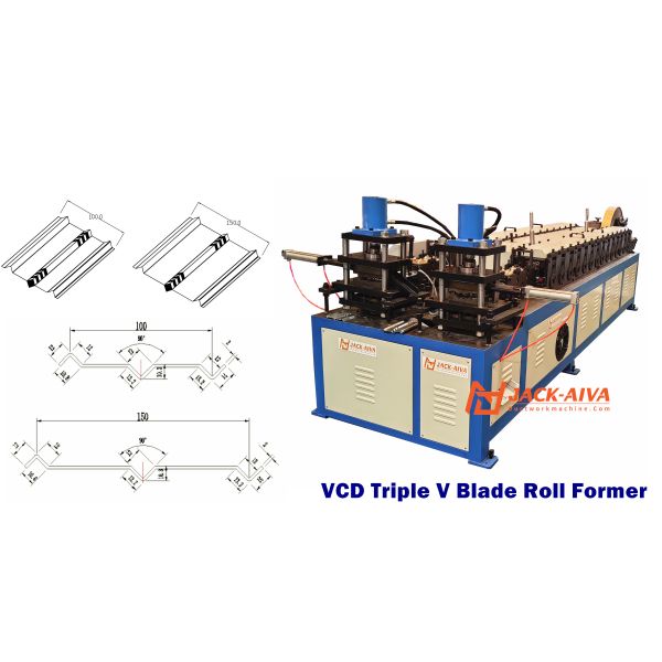 Fire Damper Blade Roll Forming Machine | Triple V & Airfoil Blade Production Line