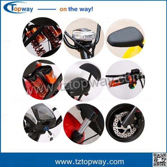 Big wheel electric bicycle halley scooter driving 45km/h speed