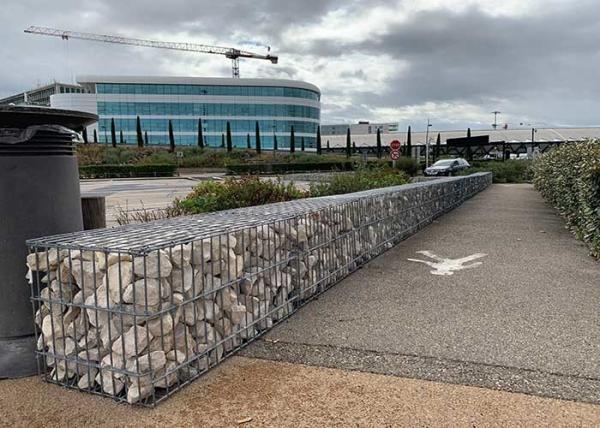 Le PVC a enduit vendre la barrière au détail System de Gabion de mur